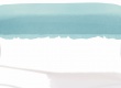 Taburet k posteli Ballerina - mint/bílá