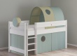 Vyvýšená postel s doplňky Fairy - v prostoru
