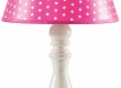 Stolní lampa Castello - růžová/bílá