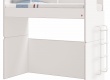 Vyvýšená postel se žebříkem Pure Modular - bílá