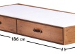 Zásuvka k posteli Jack 90x180cm - rozměry