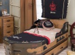 Dětská postel 90x190cm ve tvaru lodi + zásuvka k posteli 90x180cm Jack - v prostoru