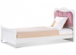 Dětská postel 100x200cm Luxor - růžové čelo