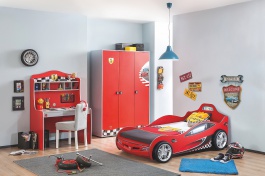 Dětský pokoj Fittipaldi - červená/mix barev