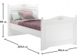 Rustikální bílá postel 100x200cm Ballerina - rozměry