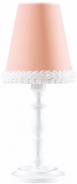 Stolní lampička Ballerina - bílá/lososová