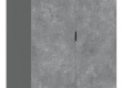 Dvoudveřová šatní skříň Pluto - šedá