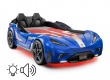 Postel auto 100x190 Electric - modrá