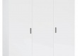 Třídvéřová šatní skříň Pure - bílá