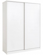 Šatní skříň s posuvnými dveřmi Pure - bílá