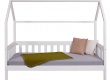 Domečková postel II 90x200cm Sully - bílá