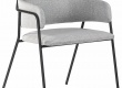 Designová židle Thor - šedá/černá