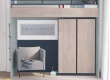 Postel II 90x200cm Lincoln Modular - v prostoru