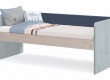 Postel I 90x200 Lincoln Modular - dub, dub modrá