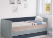 Postel I 90x200 Lincoln Modular - dub, dub modrá