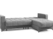 Rohová sedací souprava, rozkládací s úložným prostorem Lungo - rozložený stav