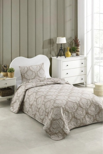 Přehoz + polštář 160x220 Beige - béžová