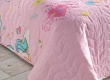 Přehoz + polštář 160x220 Unicorn - růžová