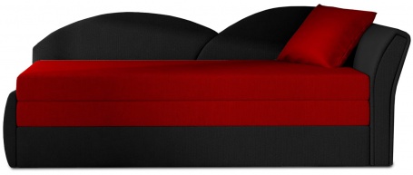 Červená/černá (Alova 46/Alova 04) - pravý roh