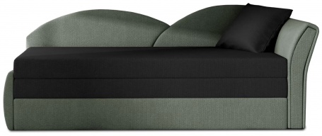 Černá/zelenošedá (Alova 04/Alova 10) - pravý roh