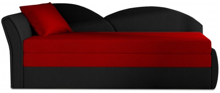 Červená/černá (Alova 46/Alova 04) - levý roh