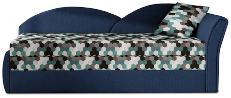 Vzor/tmavě modrá (Ac 01/Alova 79) - pravý roh