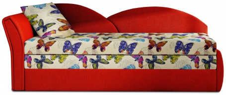 Různobarevná/červená (Butterfly 04/Alova 46) - levý roh