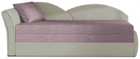 Růžová/šedá (Soro 61/Nubuk 21) - levý roh