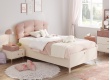 Postel 120x200cm s úložným prostorem Beauty II - béžová/růžová