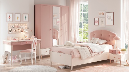 Dívčí pokoj II Beauty - béžová/růžová