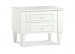 Noční stolek se zásuvkami Lexi - bílá