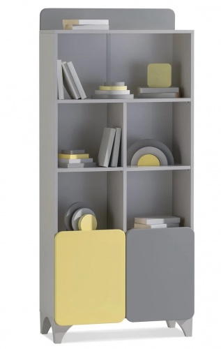 Knihovna Raundo - šedá