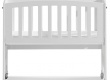 Postýlka se sklopitelnou stranou 55x95cm Nyssa - bílá