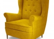 Čalouněné křeslo Aros - žlutá