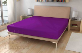 43-Jersey prostěradlo - fialové - 60 x 120 cm