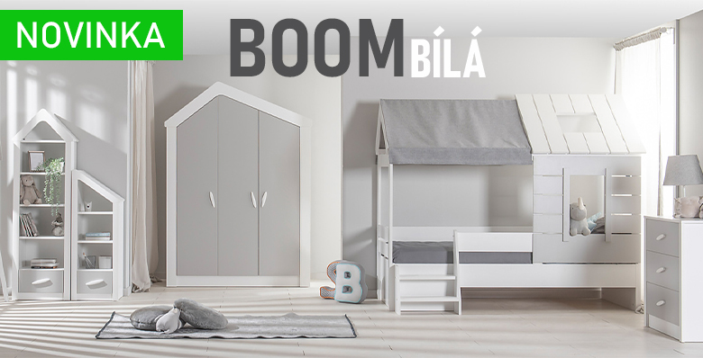 NOVINKA - kolekce BOOM bílá
