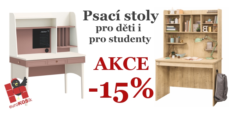 Psací stoly v AKCI